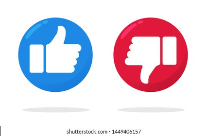 
Thumb icon that shows the feeling of likes or dislikes on social media