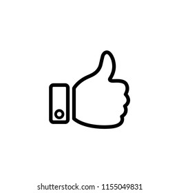 thumb up icon vector
