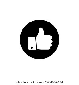 Thumb icon vector 