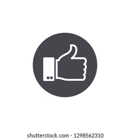 Thumb Up Icon Vector