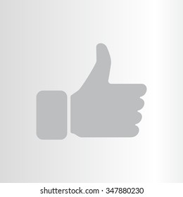thumb up icon, vector illustration