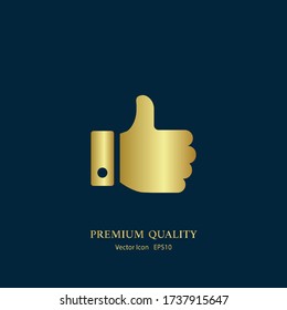 thumb up icon Vector illustration EPS 10.