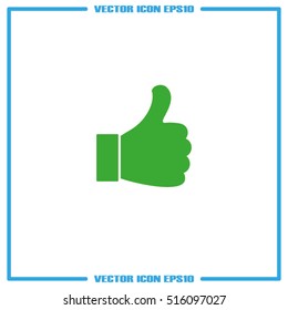 thumb up icon vector illustration eps10.