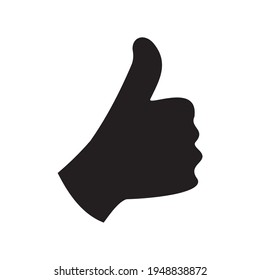 Thumb up icon vector illustration sign