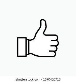 
Thumb Icon - Vector, Like / Yes Sign & Symbol for Design, Presentation, Website or Apps Elements.