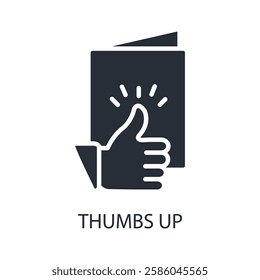 Thumb up icon. vector.Editable stroke.linear style sign for use web design,logo.Symbol illustration.