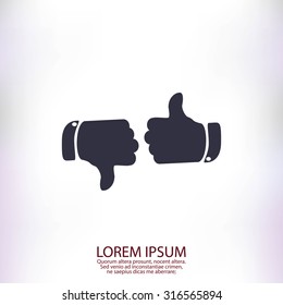 thumb up icons