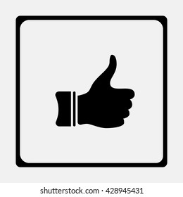 Thumb up illustration.