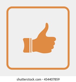 Thumb up illustration.
