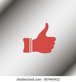 Thumb up illustration.