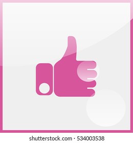 Thumb up illustration.