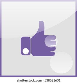 Thumb up illustration.