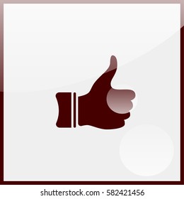 Thumb up illustration.