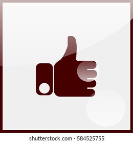 Thumb up illustration.