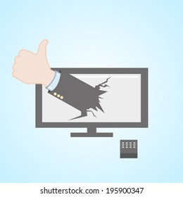 Thumb up Lcd television