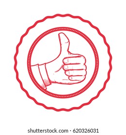 Thumb up like