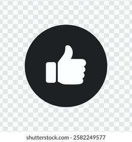 Thumb Up Like Icon | Social Media Approval Symbol