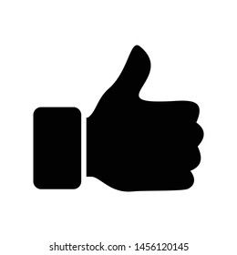 thumb up like icon vector