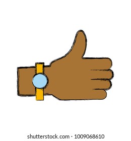 Thumb up like symbol