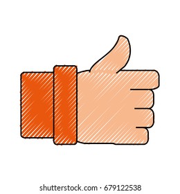 Thumb up like symbol