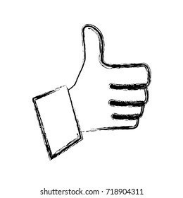 Thumb up like symbol