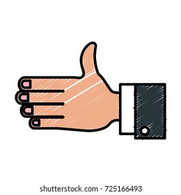 Thumb up like symbol