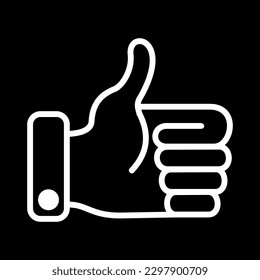 thumb up like symbol, vector