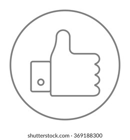 Icono de línea ascendente.