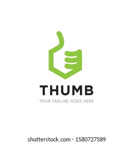 thumb logo and like icon vector illustration design template