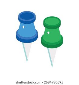 Ilustración vectorial isométrica del pulgar 