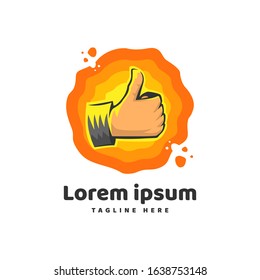Thumb Recommended Logo Vector Icon Illustration