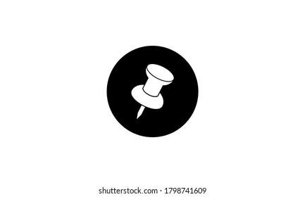 Icono de puntada, Icono de pulsación, diseño vectorial de icono