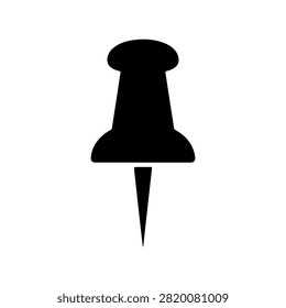 thumb tack office stationery pin icon