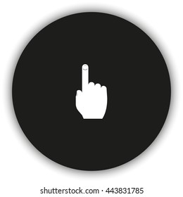 Thumb touch illustration.