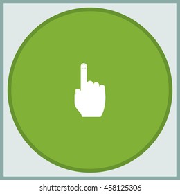 Thumb touch illustration.