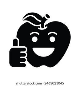Thumb up, like emoji vector design, easy to use and download