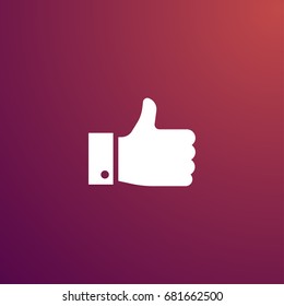 thumb up, like icon