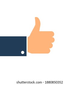 Icono del vector Arriba. Aislado en un fondo. Como un símbolo.
