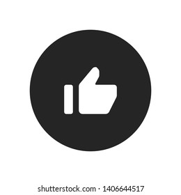 Thumb Up vector icon in modern design style for web site and mobile app