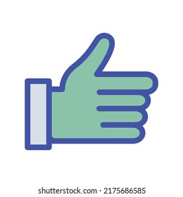 Thumb up Vector icon which is suitable for commercial work and easily modify or edit it

