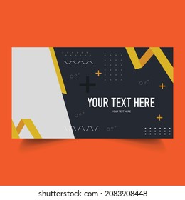 Thumbnail design for any videos. Cleaning service customizable video thumbnail and web banner template. Video cover photo template fully editable thumbnail for social media