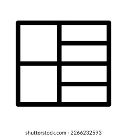 Thumbnail Icon Vector Symbol Design Illustration