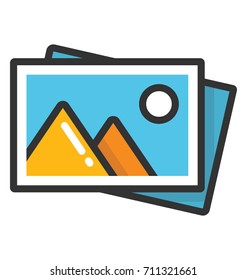 Thumbnail Vector Icon Stock Vector (Royalty Free) 711321661 | Shutterstock