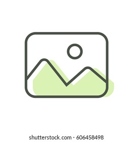 Thumbnail of your photos minimalistic sign