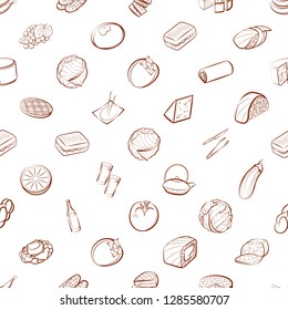 Thumbnails set. Background for printing, design, web. Usable as icons. Seamless. Binary color.