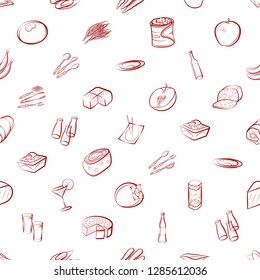 Thumbnails set. Background for printing, design, web. Usable as icons. Seamless. Binary color.