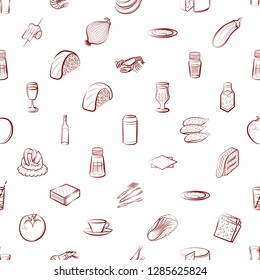 Thumbnails set. Background for printing, design, web. Usable as icons. Seamless. Binary color.