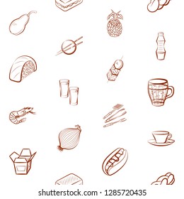 Thumbnails set. Background for printing, design, web. Usable as icons. Seamless. Binary color.