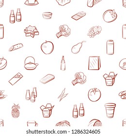 Thumbnails set. Background for printing, design, web. Usable as icons. Seamless. Binary color.