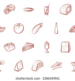 Thumbnails set. Background for printing, design, web. Usable as icons. Seamless. Binary color.